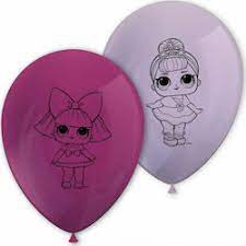 [90864] 8 Ballons LOL Glitterati métallisé