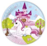 [P671] 10 Assiettes Unicorn
