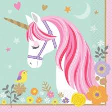 [P673] 20 Serviettes Unicorn