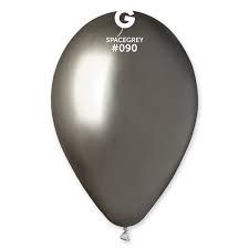 [129052] Sachet 25 Ballons Shiny Gris