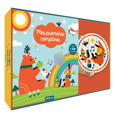 [9782733882993] Mon coffret d'éveil musical Mes premières comptines - Avec 1 tambourin