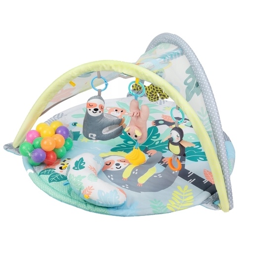 [AR04287] Tapis d'eveil Qkids Jungle Turquoise