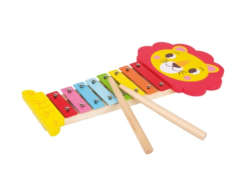 [13010] Xylophone Lion en bois