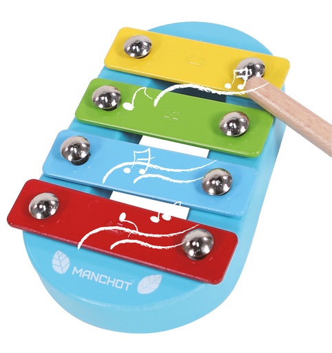 [109-17001] Xylophone coloré en bois