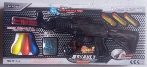 [EJ-028035-M16-7] Pistolet 2 en1 Avec 3 Quilles