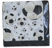 [P742] 20 SERVIETTES FOOTBALL