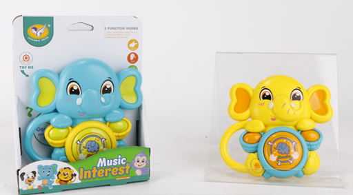 [855-44D] Hochet éléphant musical