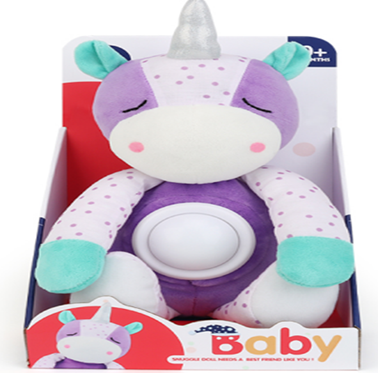 [109-1837-2] Peluche licorne lumineuse