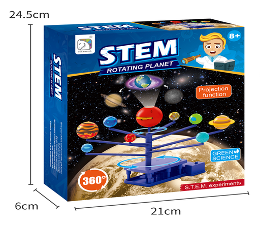 [SD553] Tige De Projection Rotative 360° Système solaire STEM