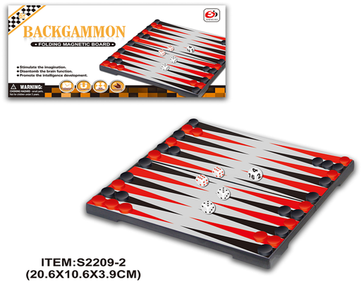 [S2209-2] Jeu de Backgammon Magnétique