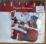 [P791/P-792] Guirlande En Papier Père Noël