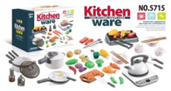 [5715-5716] Ustensiles de cuisine avec son et lumière 52 Pcs