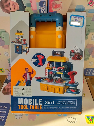 [FG03036] Valise et table bricolage pour enfants 3 en 1