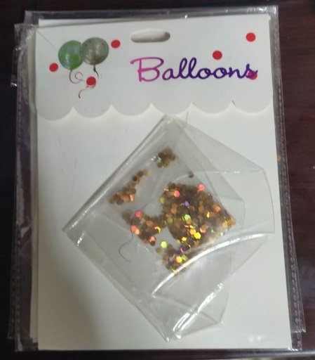 [BAL-T] Ballon transparent confettis