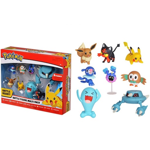[A19038S8] Pack de 8 figurines Pokemon