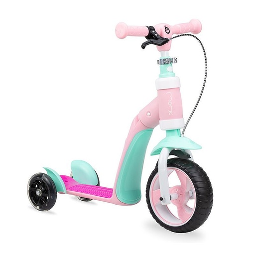 [ROBI00030] Trottinette 2 en 1 MoMi Elios Rose