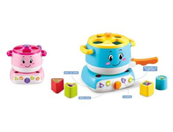 [QF366-039] Cuisinière pour bébé avec lumière et son