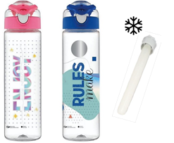 [912057] Bouteille d'eau 630cc avec tube à glace