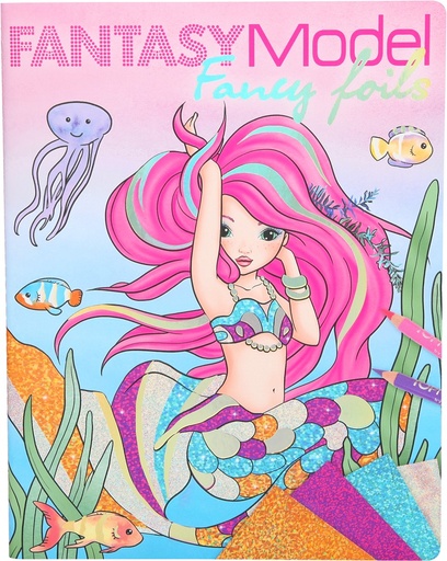 [410351] Album de coloriage Fancy Foils