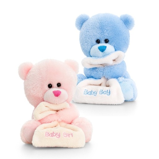 [SN0790] Pipp the Bear with Blanket 14cm