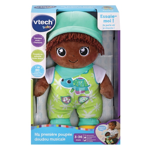 [VTC-546975] Ma première poupée doudou musicale - Sacha