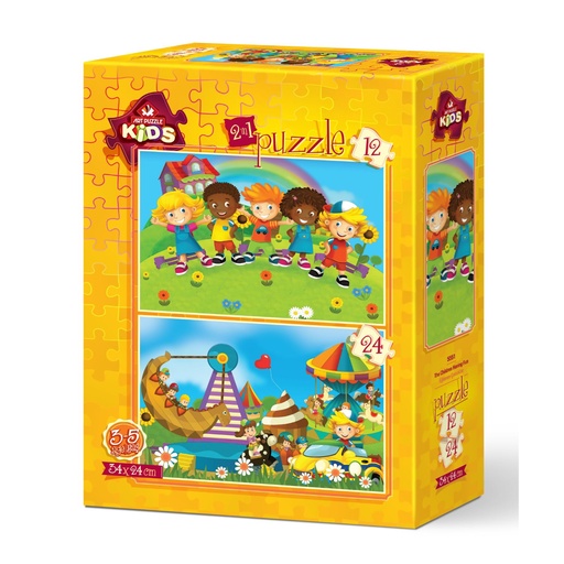 [HEIDI-5551] PUZZLE 12/24 p enfants en joie