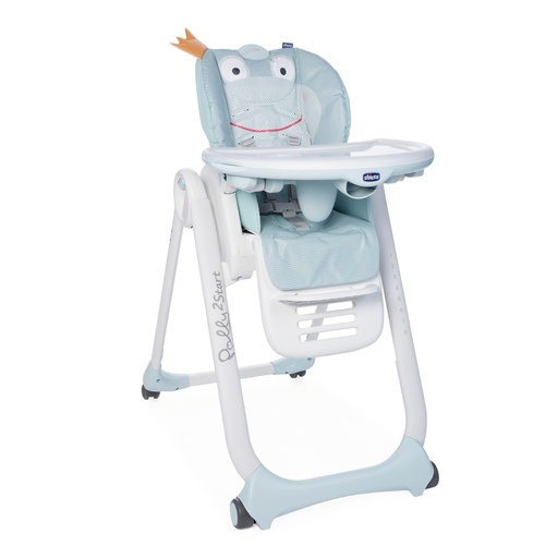 [CHI-05079205600000] Chaise haute bébé Polly2Start, Couleur:Froggy