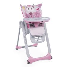 [CHI-05079205810000] Chaise haute bébé Polly2Start, Couleur:Pink