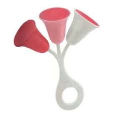 [CHI-00000023100000] Hochet Tulipe, Rose