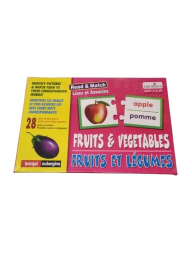 [1103] Lisez et Associez- Fruits Et Légumes