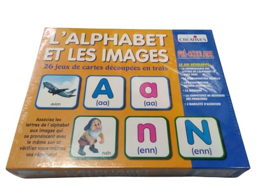 [01188] L'alphabet et Les images 3 EN 1