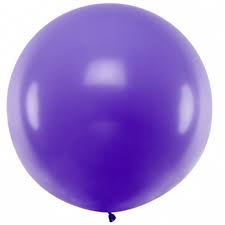 [325782] Grand Ballon Latex Mauve 100CM