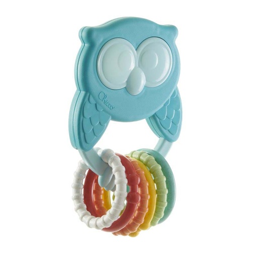[CHI-00010494000000] Hochet Hibou avec Anneaux
