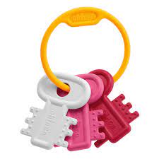 [CHI-00063216100000] Hochet Clés Rose