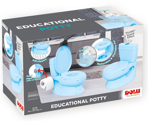 [7251] Educationnal Potty Blue