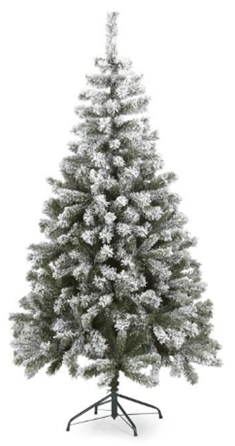 [P437] Sapin Vert Enneige 600 Branches 1M80