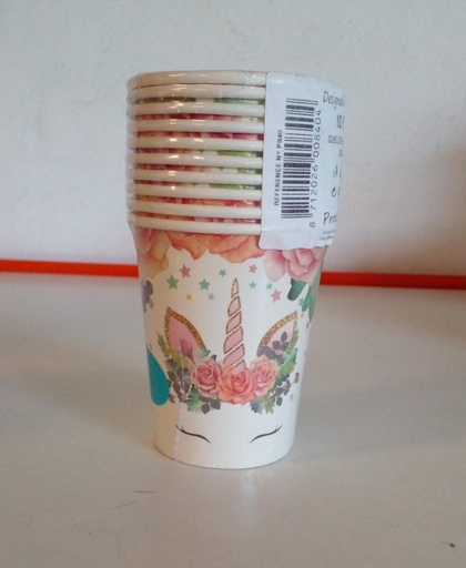 [P840] 10 Gobelets Licorne