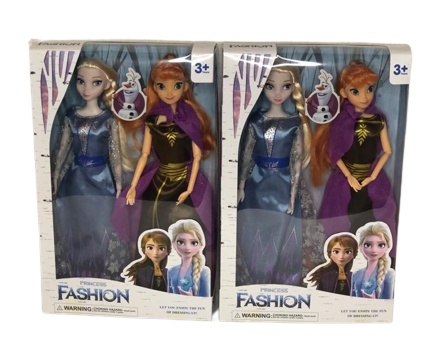 [YF1138A] 2 Poupées Frozen Elsa et Anna