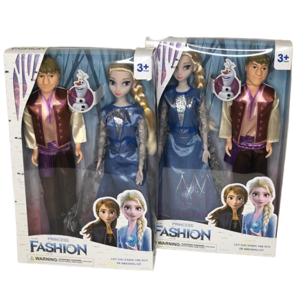[YF1138C] 2 Poupées Frozen Elsa et Kristoff