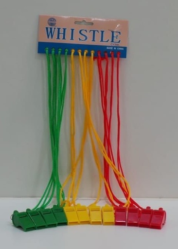 [CY318L] Sifflet Plastique avec Fil