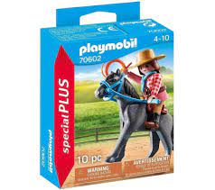 [70602] Playmobil Cavaliere Et Cheval