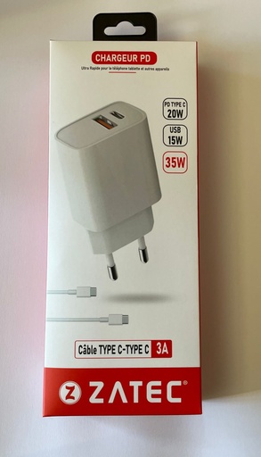 [9002077000007] Zatec Chargeur Fast Charge