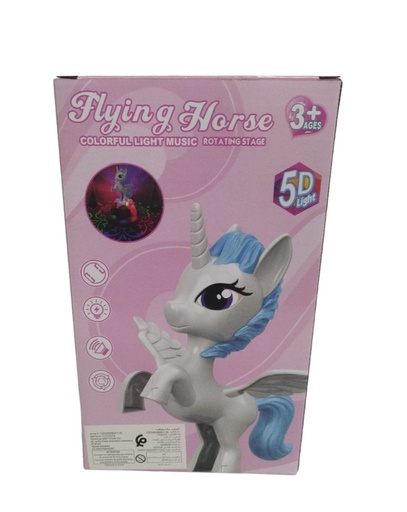 [ED05490] Cheval Volant Musique Légère Colorée