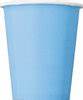 [P871] 10 GOBELETS EN PAPIER BLEU CIEL MODUS VIVENDI 250ML
