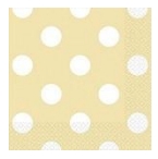 [P884] 20 SERVIETTES MODUS VIVENDI 33x33CM BLANC/BEIGE