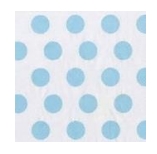 [P885] 20 SERVIETTES MODUS VIVENDI 33x33CM BLANC/BLEU CIEL
