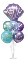 [P889] KIT 7 BALLONS SIRENE