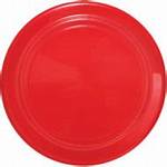 [P861] 10 ASSIETTES EN PAPIER ROUGES MODUS VIVENDI 23CM