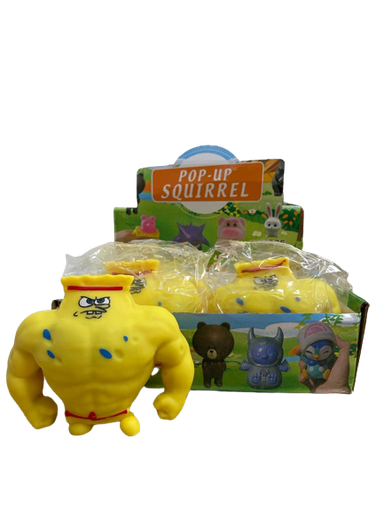 [579-1] Anti-stress Pop-up Squirrel Spongebob