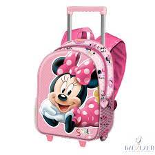 [05548] Cartable à Roulette Crèche 3D Minnie